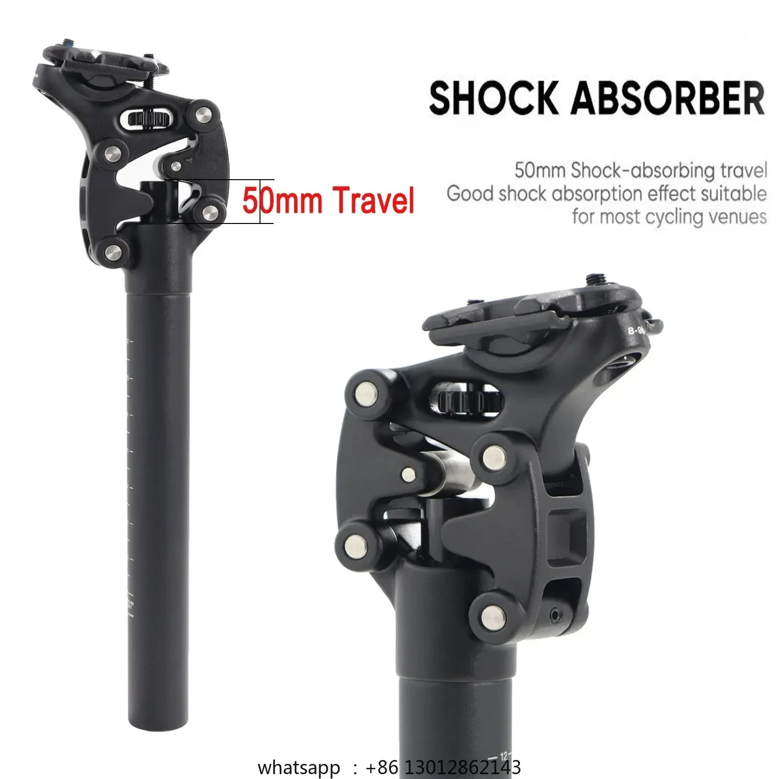 

TESNO MTB Bicycle Shock Absorber Seatpost Bike Seat Post Dropper Manual Travel Height Suspension 27.2/30.9/31.6mm Bike Seat Tube