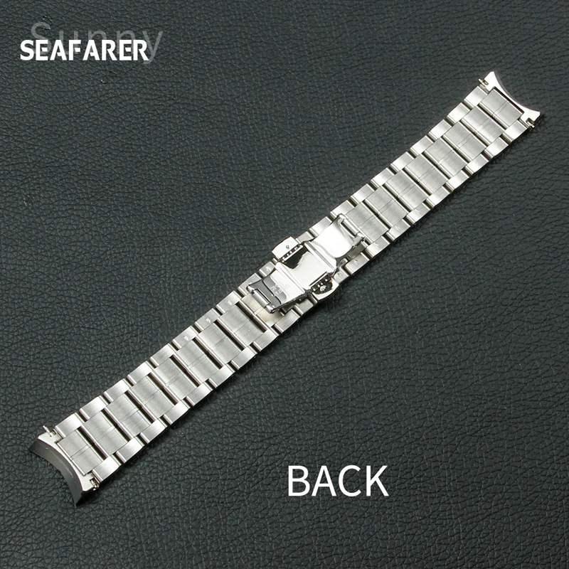 Solid Steel Watch Accessories Strap for TISSOT 1853 T086 T086207A T086407A Watch Band Double Safety Buckle Watch Bracelet 22MM