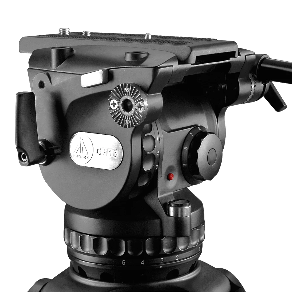 E-IMAGE GH15 100mm Bowl Tripod Head For DSLR Camera Video Camcorders Shooting Filming Max Loading Up To 18kg