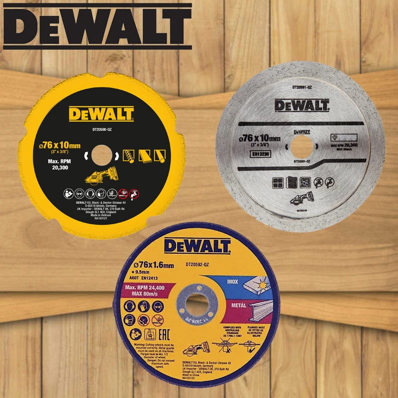 Piła tarczowa DEWALT DT20590 DT20591 DT20592 Tarcza tnąca do metalu/drewna/kamienia Uniwersalne wielofunkcyjne przystawki PowerTool