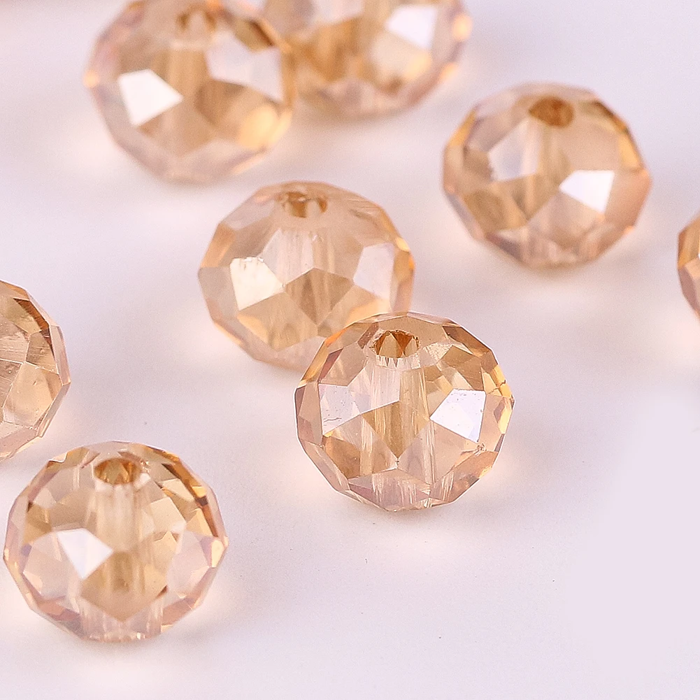 Бусины с одним отверстием для изготовления украшений, поделок, ожерелий, браслетов, серег, кукол, 68 шт., 8 мм