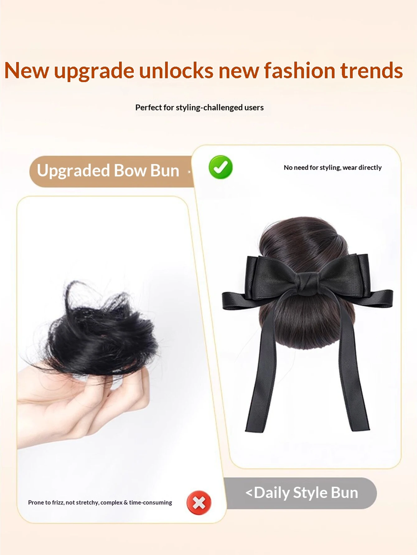 Thumbnail 2 - #88 Clip-In Chignon Hair Buns Ranking List in 2026