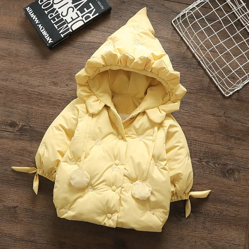 

Baby girl cotton-padded winter girl cotton-padded 1-4 years old 3 children foreign style baby children's winter thick girl coat