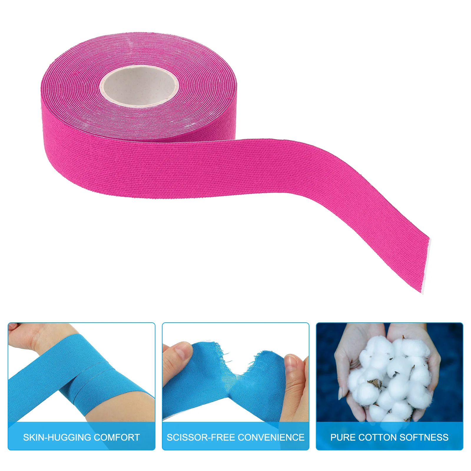 2pcs Aerial Hoop Tape Athletic Tape Adhesive Non-Slip Grip Tape Yoga Rig Sport Tape for Wrapping Exercises Gymnastics 16.4ft