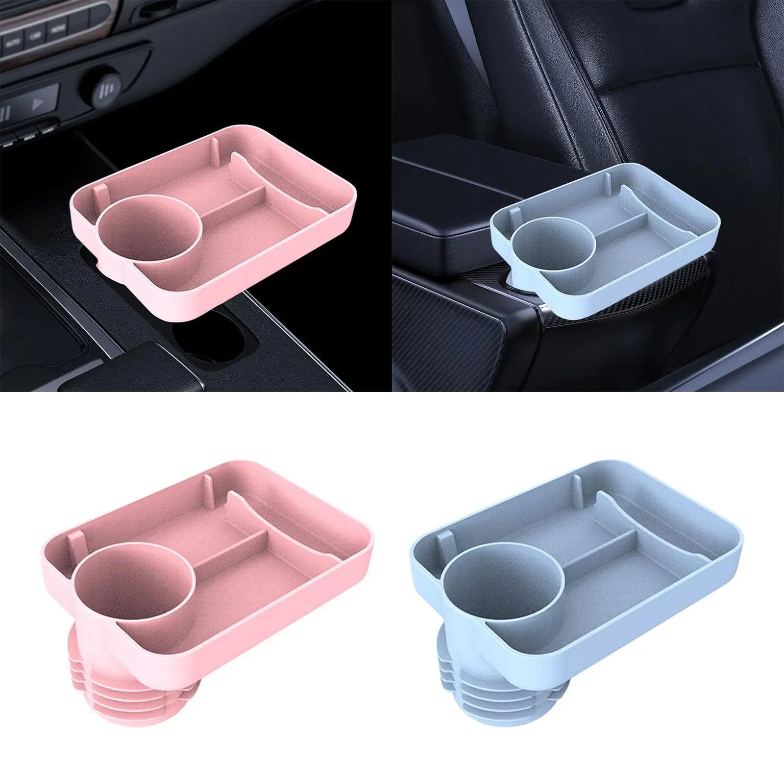 

Автомобильный поднос для детского автокресла, аксессуар для путешествий, устойчивый, силиконовый, простой монтаж, с креплением для телефона, многофункциональный поднос для еды в машине