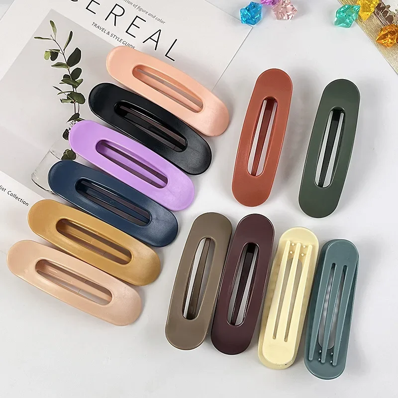 

10 colors candy color hairpins big duckbill clips large clips bangs side hairpins women's hairstyling tools hair accessories