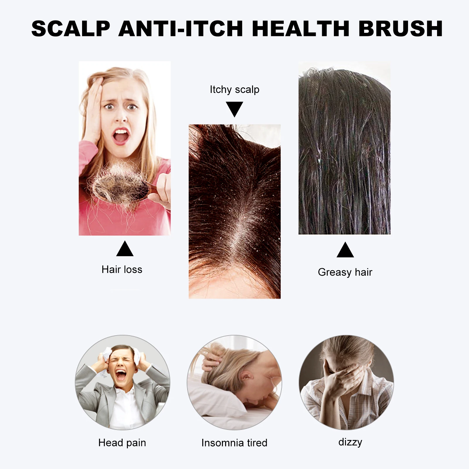 

12Pcs Lightweight Scalp Scrubber Set Creative Electric Convex Design for Effective Dirt Removal Stimulates Hair Growth Easy Grip