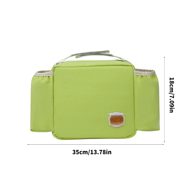 Bolsa compacta para guardar pañales bebé J15U, para ajuste esencial en mayoría los cochecitos y sillas ruedas