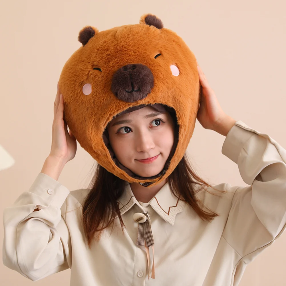 Festival Headwear Funny Hat Costume Party Plush Cosplay Animal Hats Cap Decorative The
