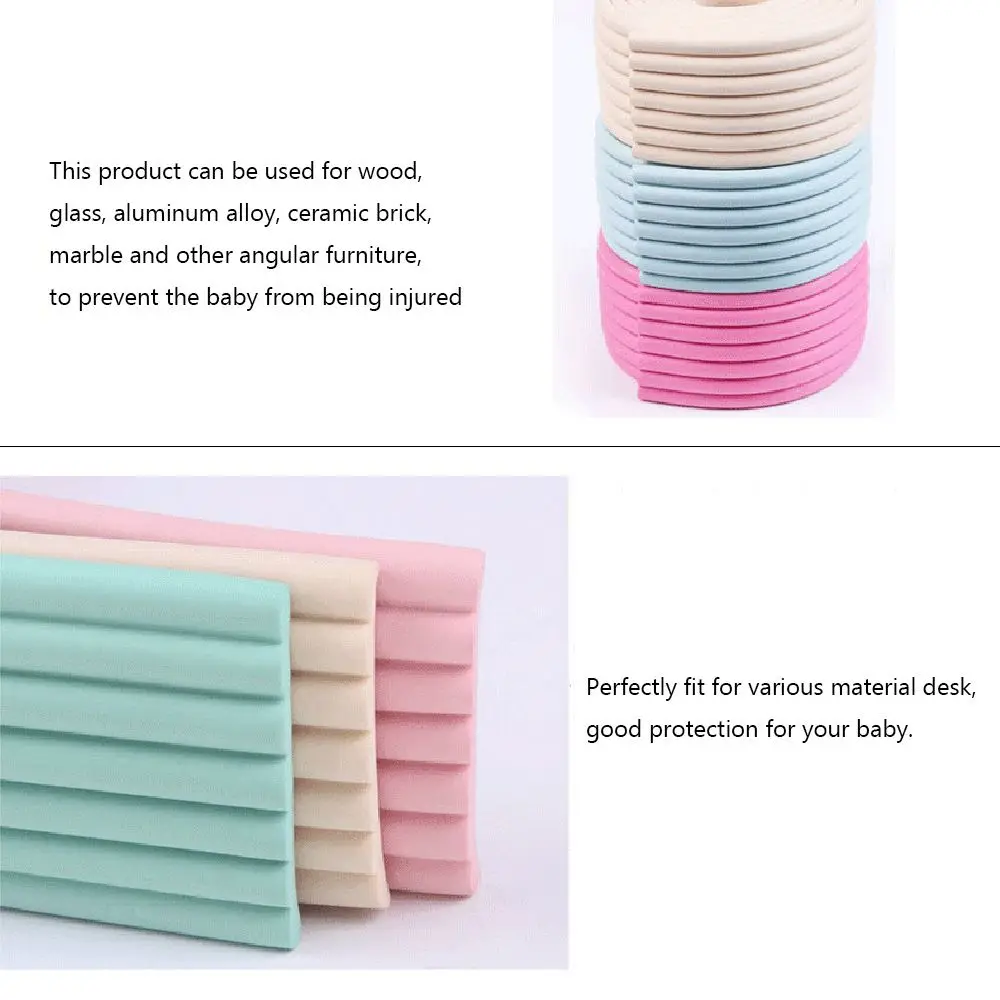 Kindergarten 2 Meter Collision Cushion Furniture Children Protection Guard Strip  Safety Table Edge Desk Corner Protector