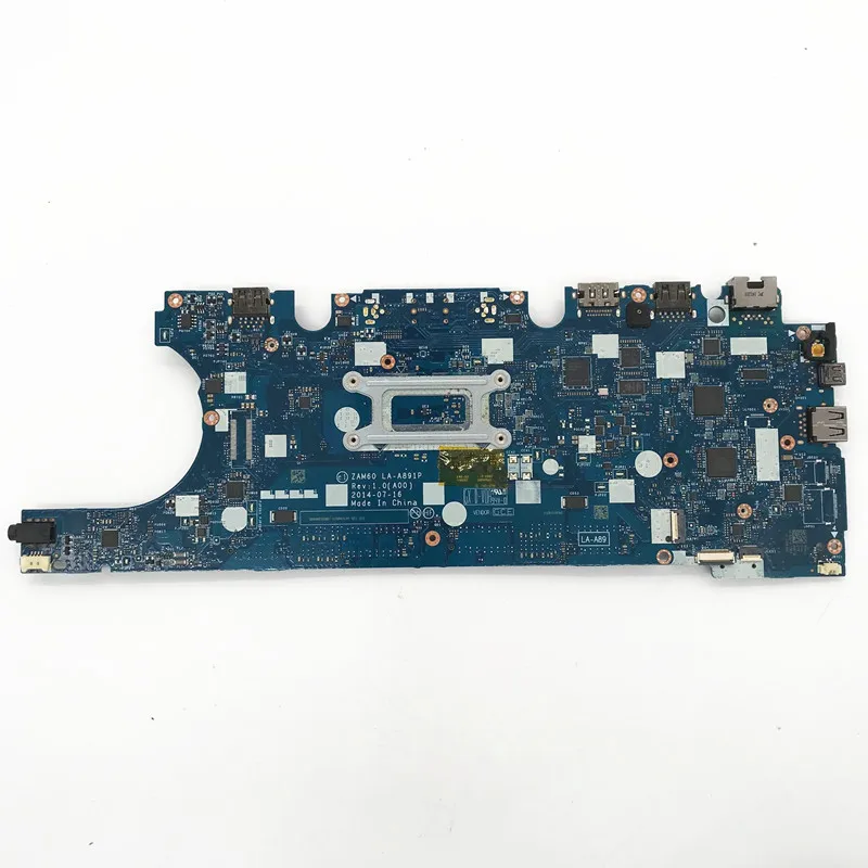 CN-0C821W 0C821W C821W For DELL Latitude E5250 Laptop Motherboard ZAM60 LA-A891P With SR23Z I3-5010U CPU 100%Tested Working Well