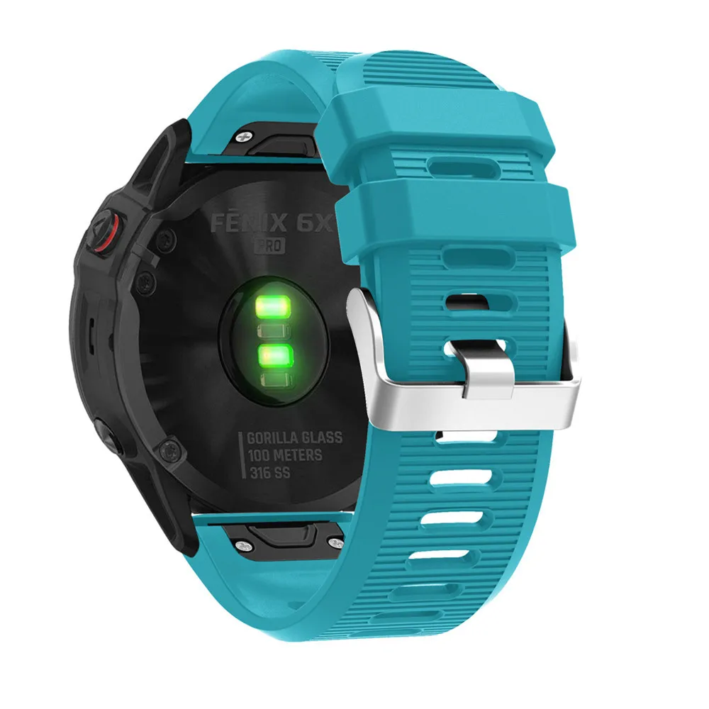 BEHUA QuickFit 26mm 22mm Silikonarmband für Garmin Fenix E 8 7X 7 6 6X/Epix Pro Gen 2 51mm 47mm/Tactix Uhrenarmband Zubehör – Detail 12