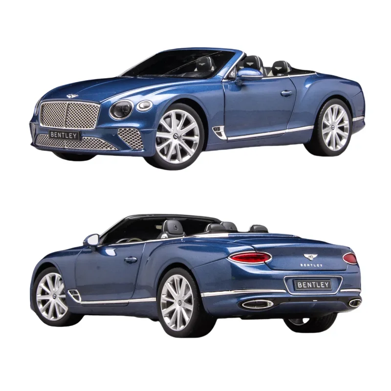 1:18 Bentley Continental GT 2019 alloy simulation model, children's collection of decorative toys, holiday gifts for children.