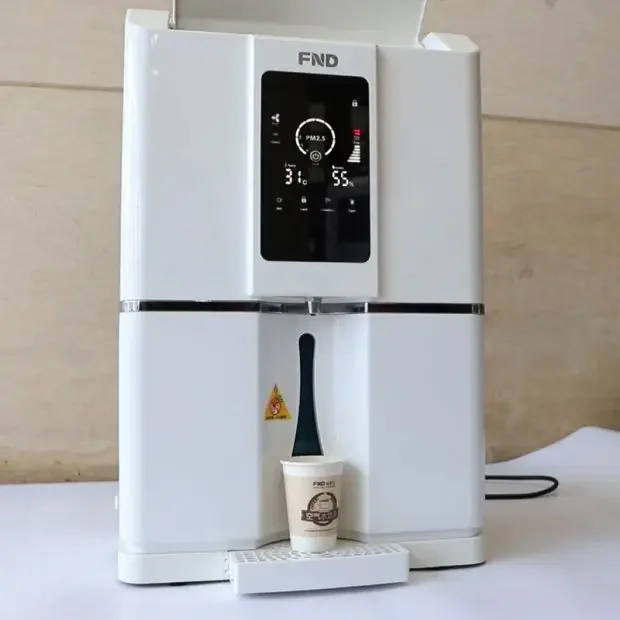 Counter Top Atmospheric Water Generators Hot And Cold Water Dispenser Transforms Air Into Safe Drinking Water