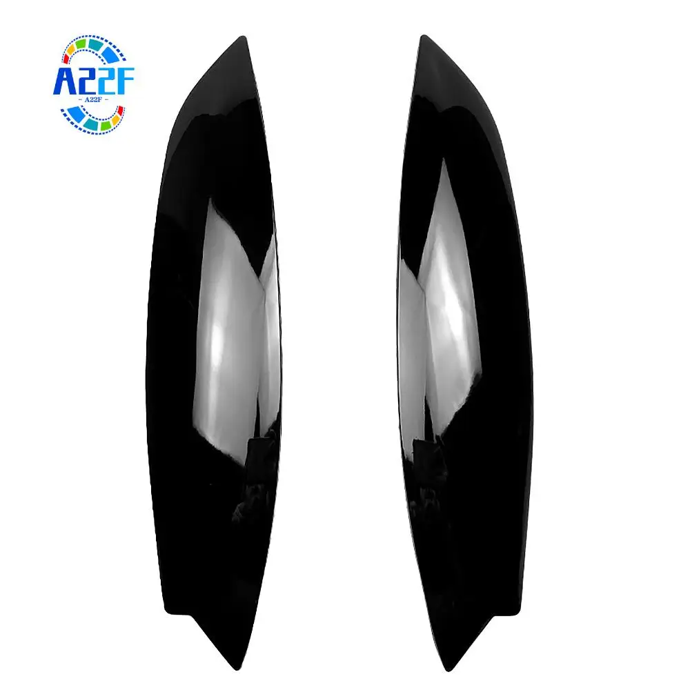 

A22F-Headlights Eyebrows Eyelids Cover Eyelash Head Light Lamp Stickers For Golf 5 R32 MK5 2005 2006 2007