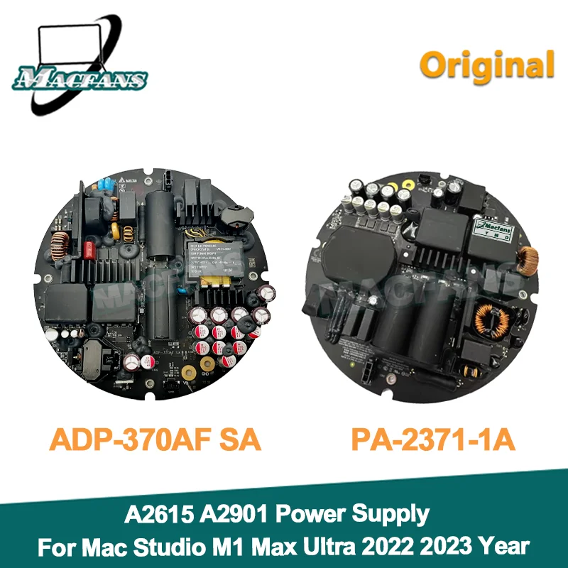 Original Tested A2901 A2615 Power Supply Board For Mac Studio M1 Max Ultra EMC 3988 ADP-370AF SA PA2371-1A 2022 2023 Year