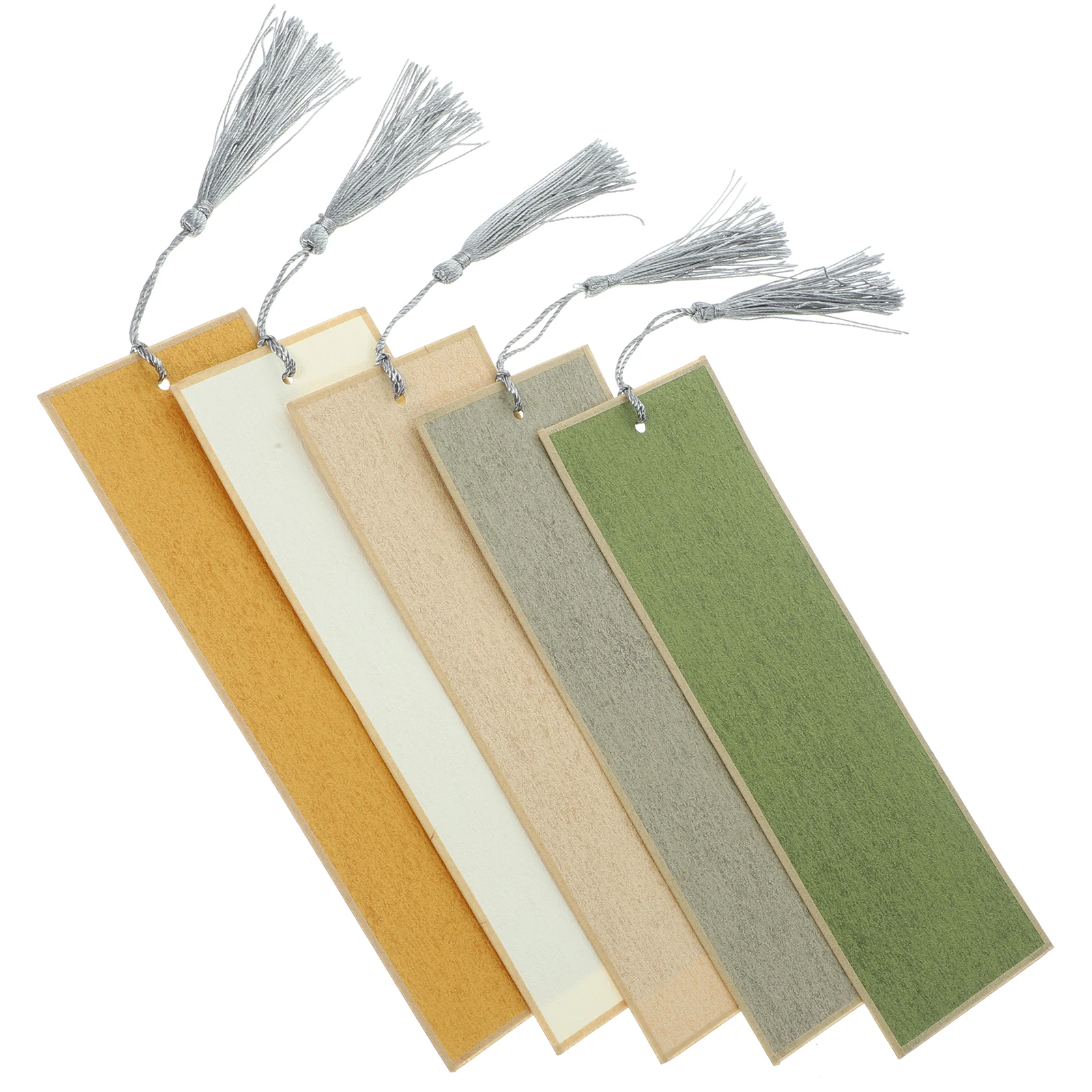 5 Pcs Blank Bookmark Marks Bulk Calligraphy Books Bookmarks for Paper Markers Decorate Student
