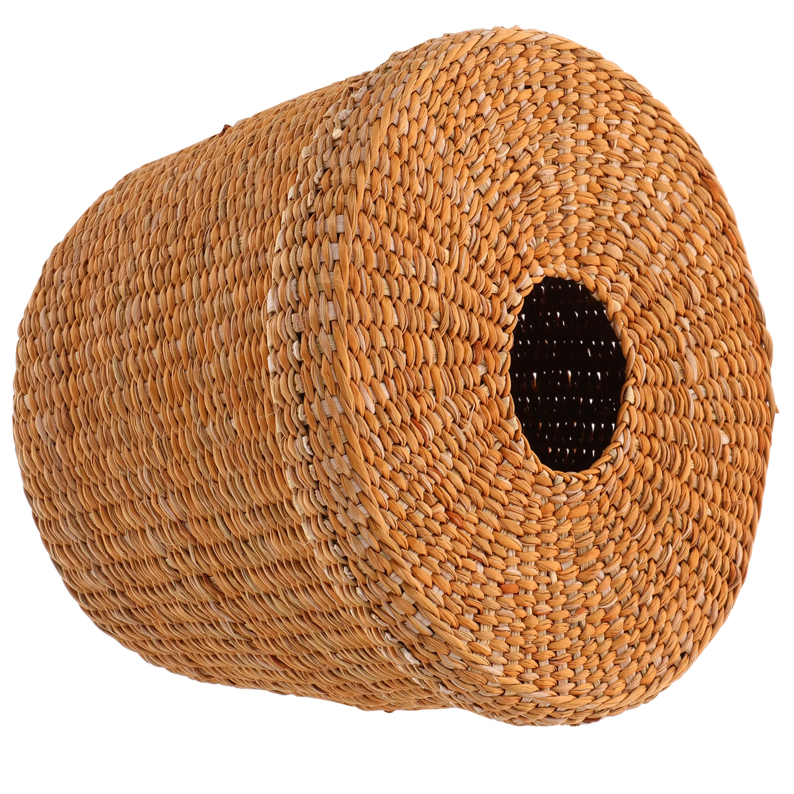 

Straw Tissue Box Napkin Holder Rectangular Case Car Home Decoration Dust Proof Storage Container Weaving Style Tissue