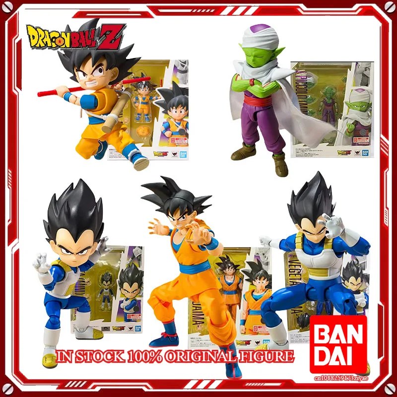 En Stock 100% Original BANDAI S.H.Figuarts SHF Vegeta Daima Dragon Ball Anime colección de acción figuras modelo Juguetes