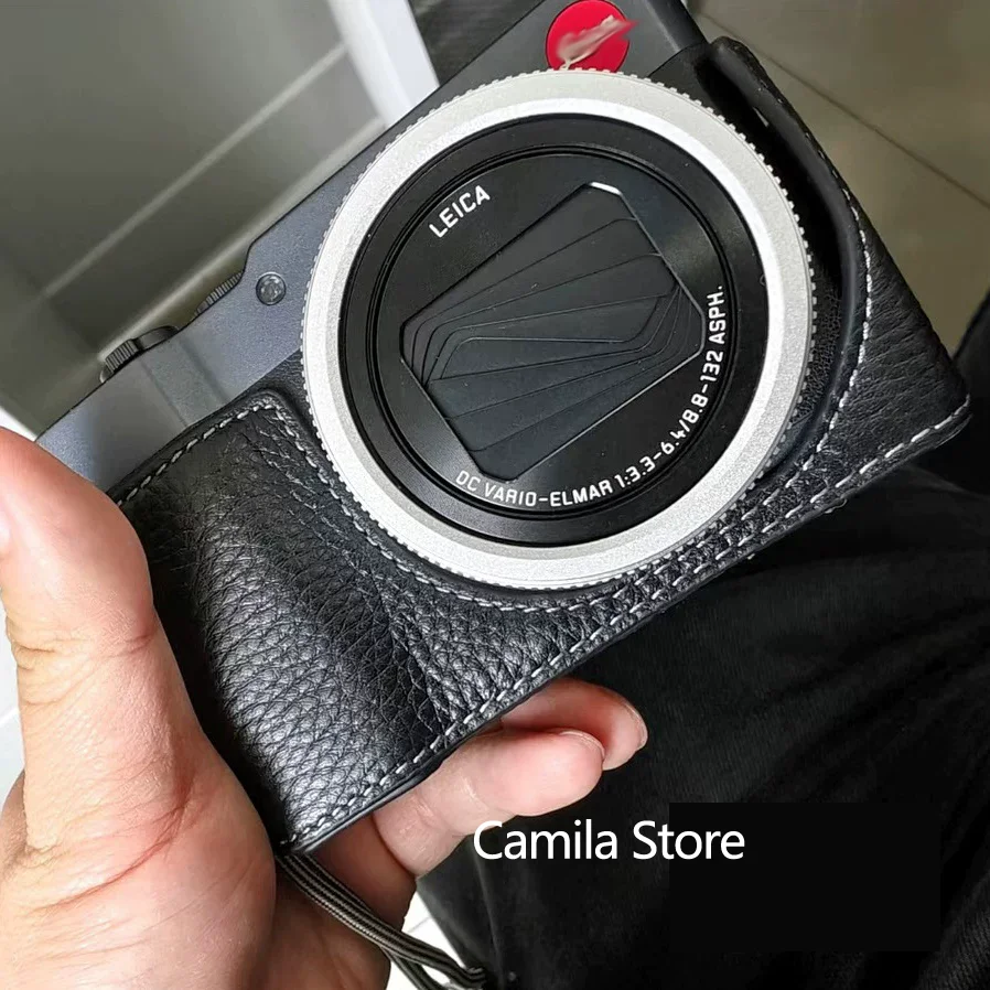 handwork Photo Camera Genuine leather cowhide PU Bag Body BOX Case For LEICA C-LUX CLUX Protective sleeve box base