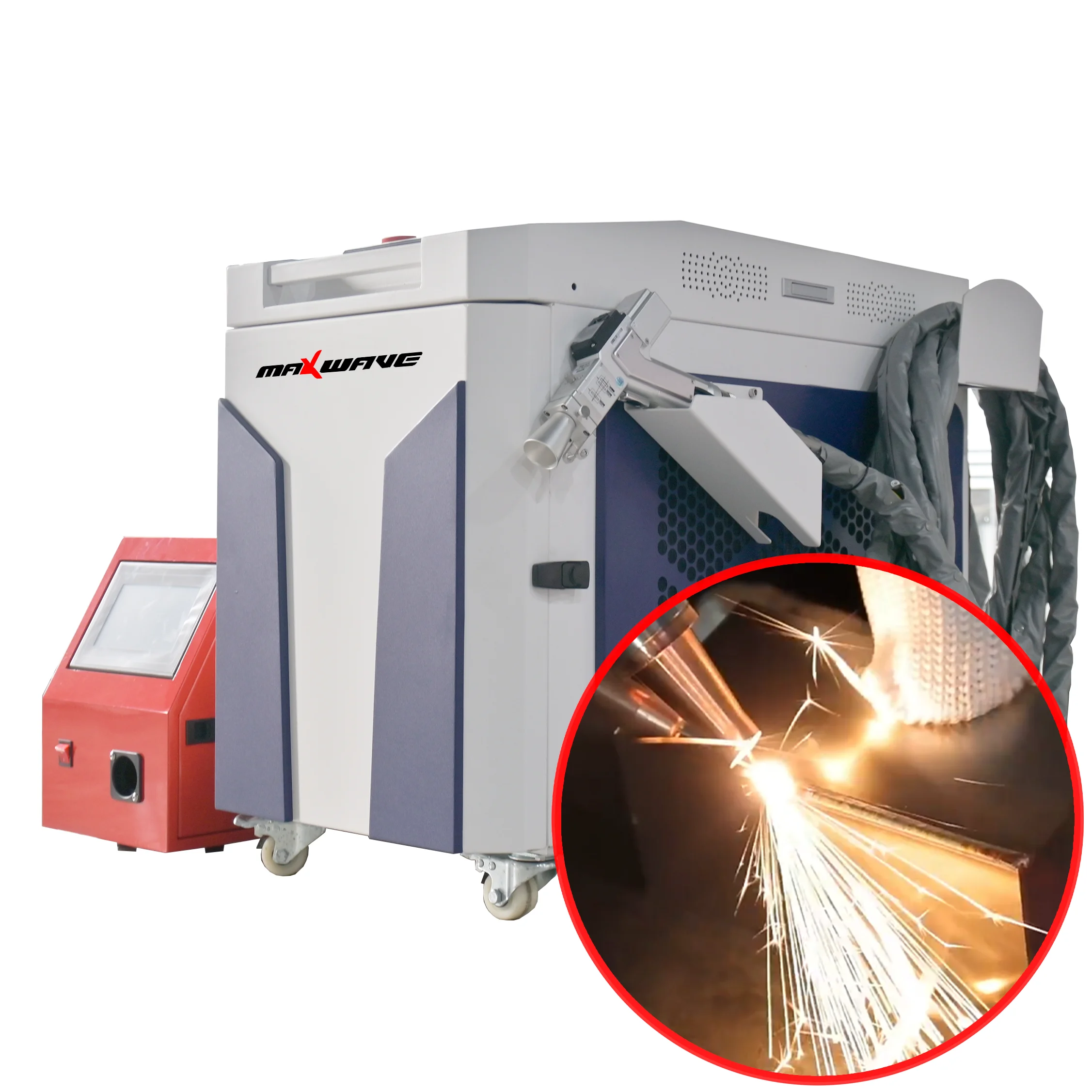 

MAXWAVE Best supplier handheld ultrasonic spot welding machine ultrasonic welder for car light