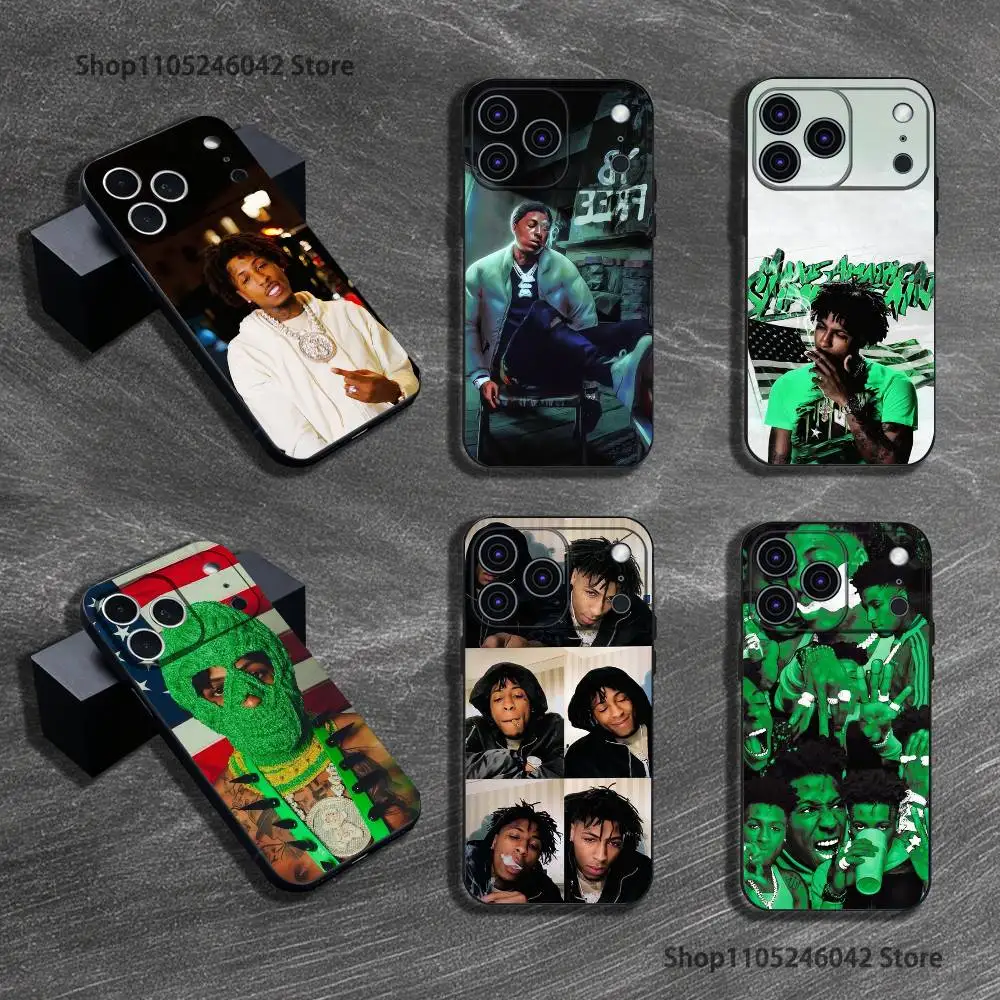 

Y-YoungBoy DESHAWN MASA Top Phone Case For iPhone 17,16,15,14,13,12,11,Pro,XS,Max,XR,Plus,E,SE4,Mini Black Shockproof Soft Cover