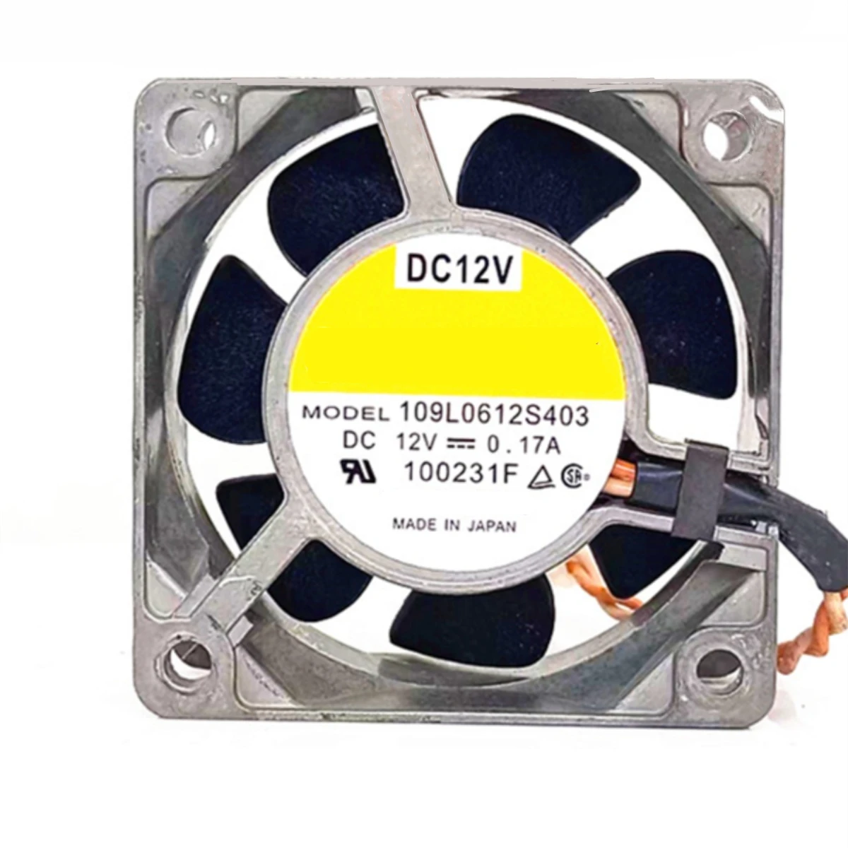 

Cooling Fan 109L0612S403 DC 12V 0.17A 6025 6cm 60X60X25mm