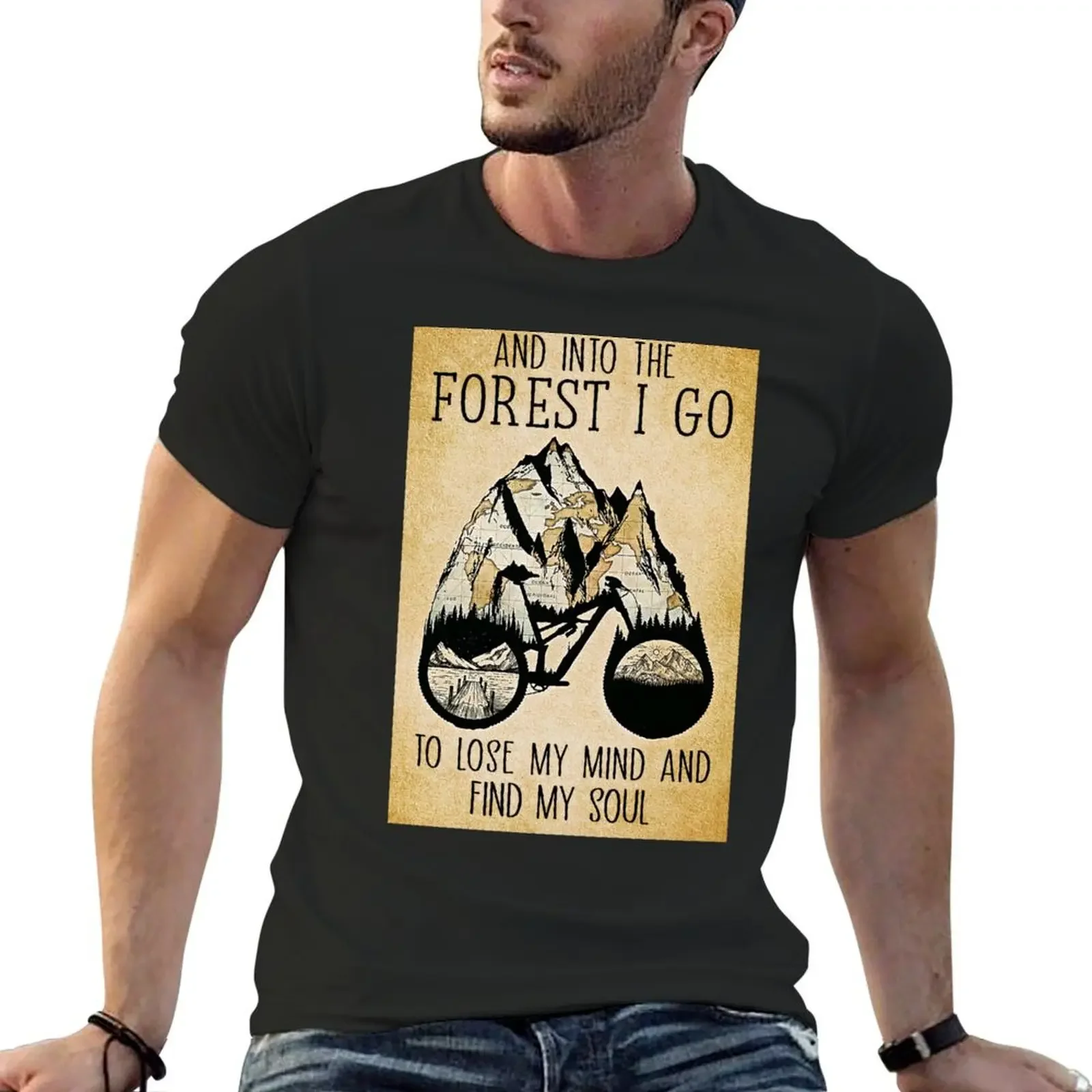 

And into the forest i go to lose my mind and find my soul T-Shirt Aesthetic clothing oversizeds fitted t shirts for men