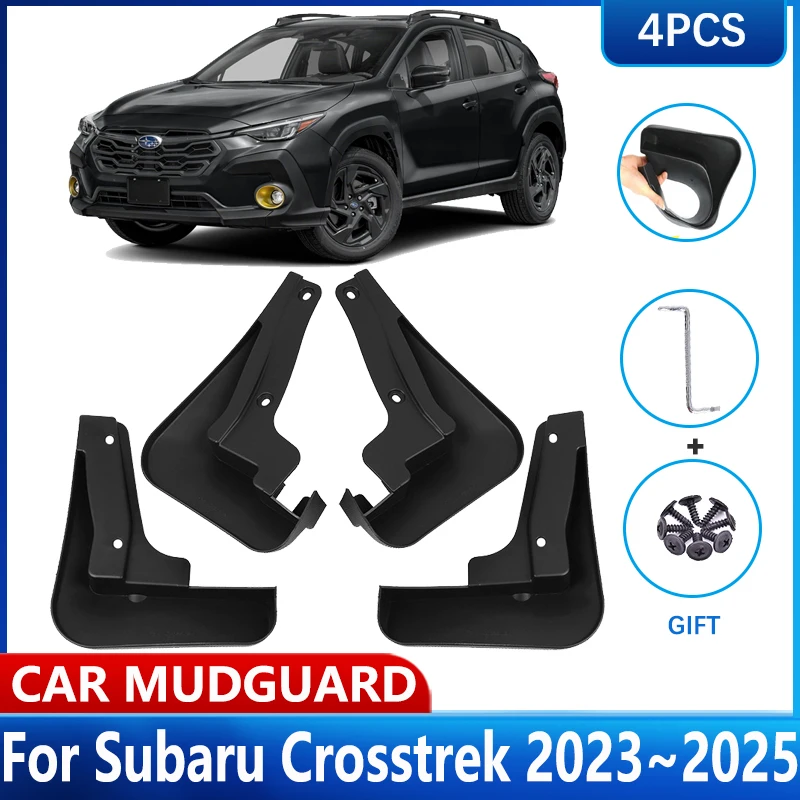 

Car Mud Flaps For Subaru Crosstrek 2024 Accessories GU 2023 2025 Front Wheel MudFlaps Fender Protect Mud Guards Splash Mudguards