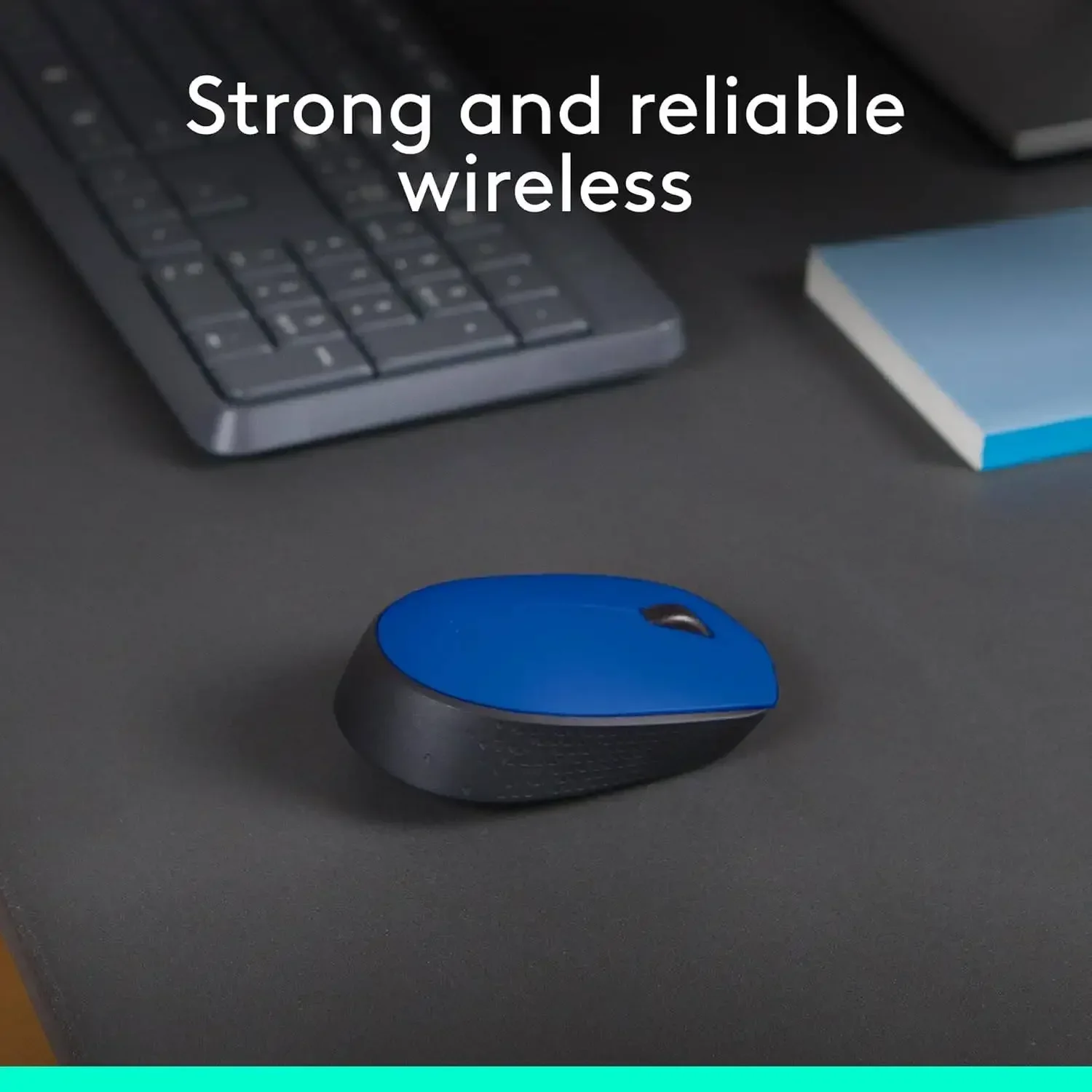 Logitech M170 M-Series Wireless MouseErgonomic Design Reduces Hand Fatigue, 2.4 GHz USB Mini Receiver, Multiple Color Options