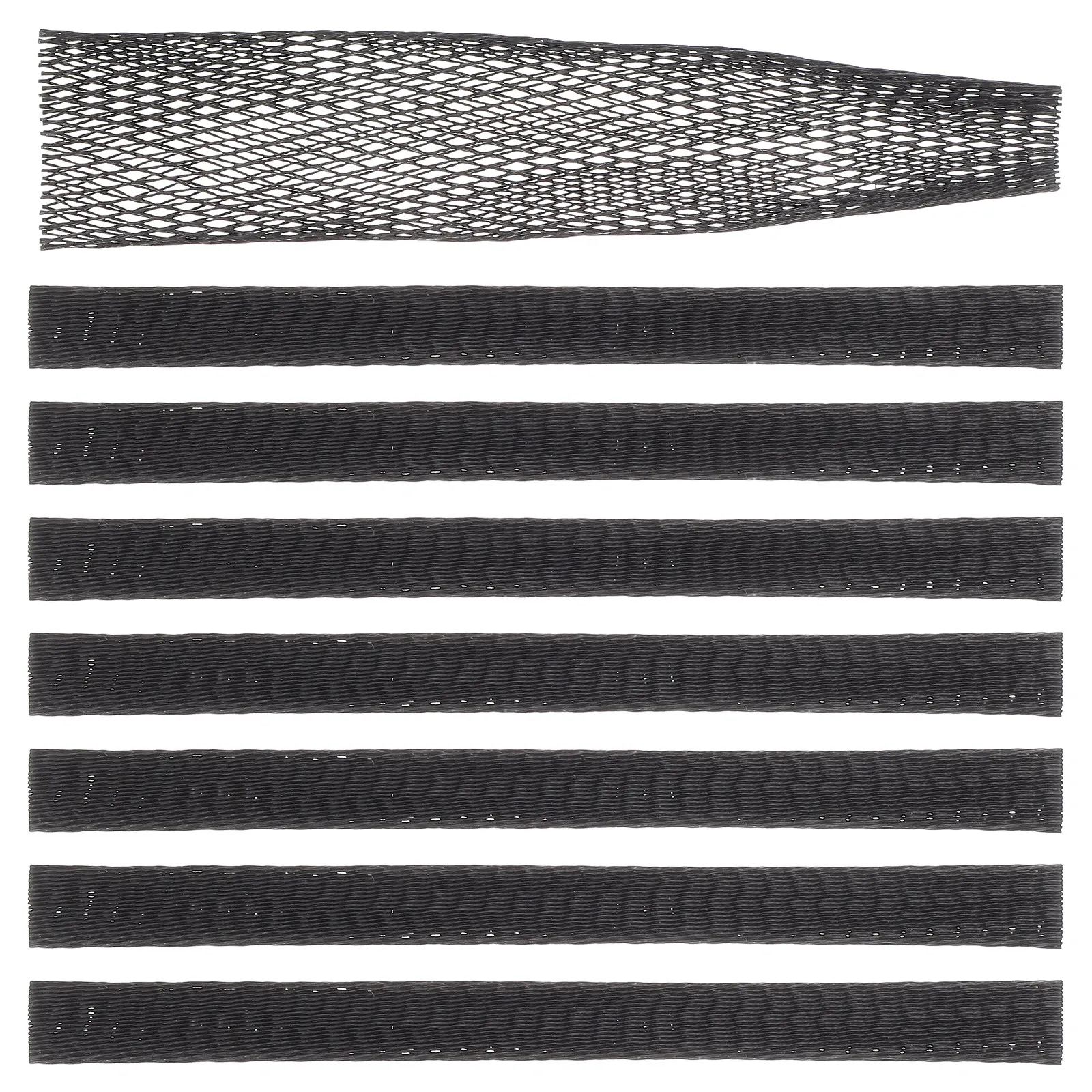 Flower Mesh Sleeves for Flower Growers to Prevent Bud Deformation, 100 Pcs Black Plastic Rose Bud Covers for Greenhouses