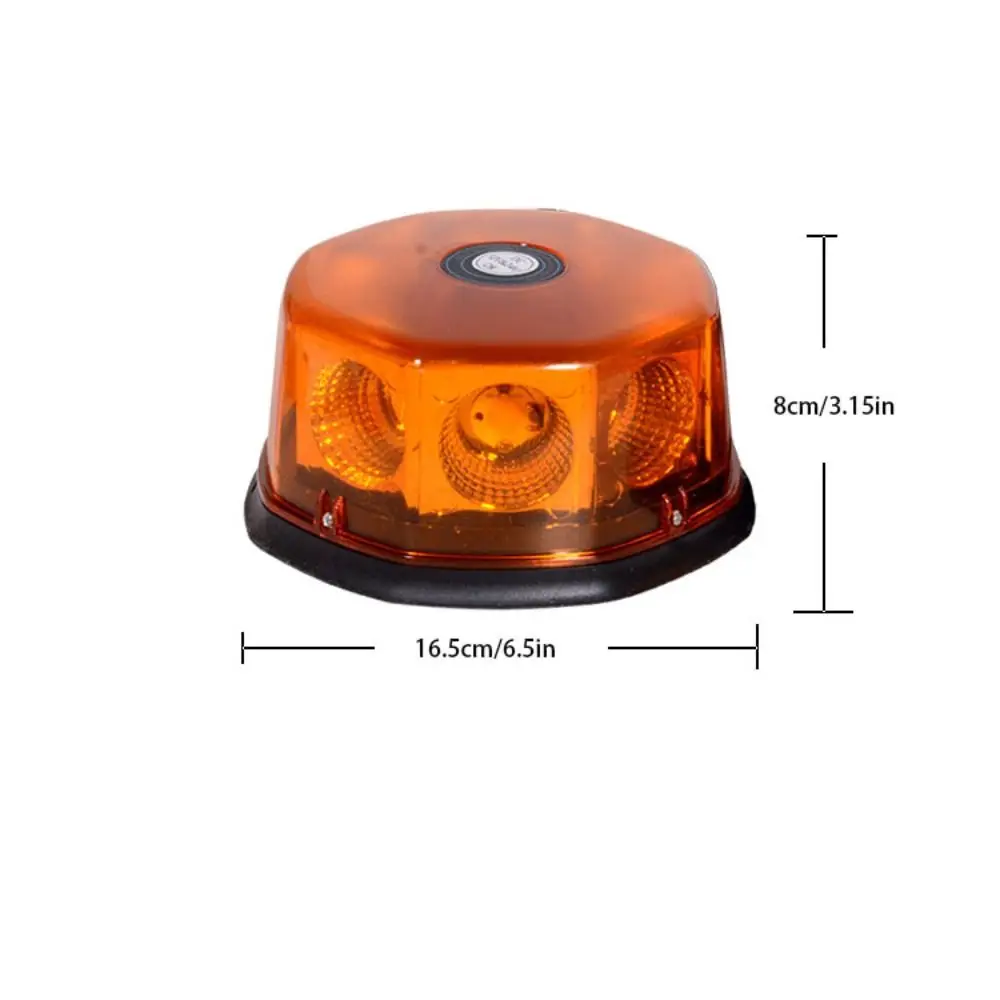 2-in-1 Design Magnetic Strobe Light Kit Multi-Mode Flash Magnetic Mount Dual Head Warning Flasher Flash Warning - Image 6