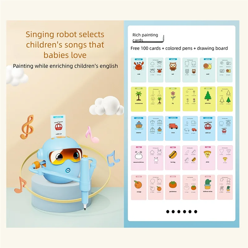 Educational Drawing Robot For Kids Interactive Learning For Early Childhood Enlightenment