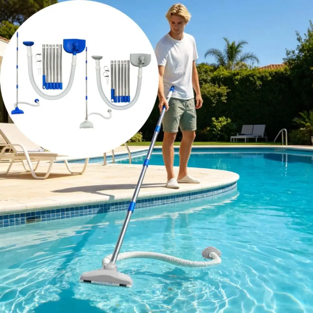 Aspiradora de Mano para Piscina, Aspiradora Automática de Succión Manual, Aspiradora Automática para Patio