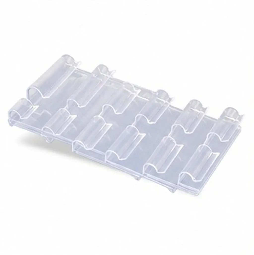 36Pcs 4.2x8cm Harmless Transparent PVC Price Tags Easy Clip on Shelf Labels for Retail Supermarket Store Display