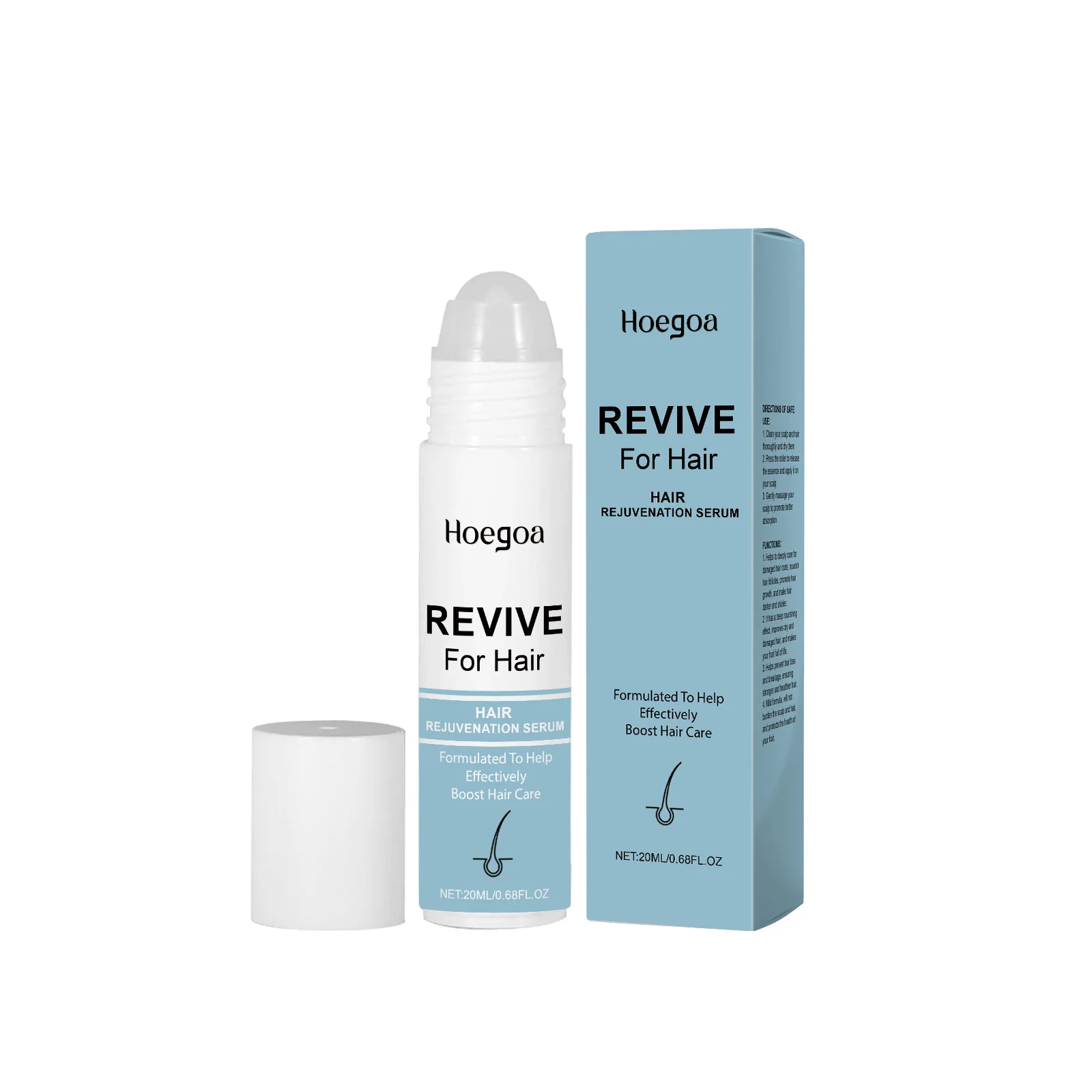 

Hoegoa Hair Rolling Essence Hair Care Serum Strengthens Hair Moisturizes Scalp And Brightens Hair 1pcs