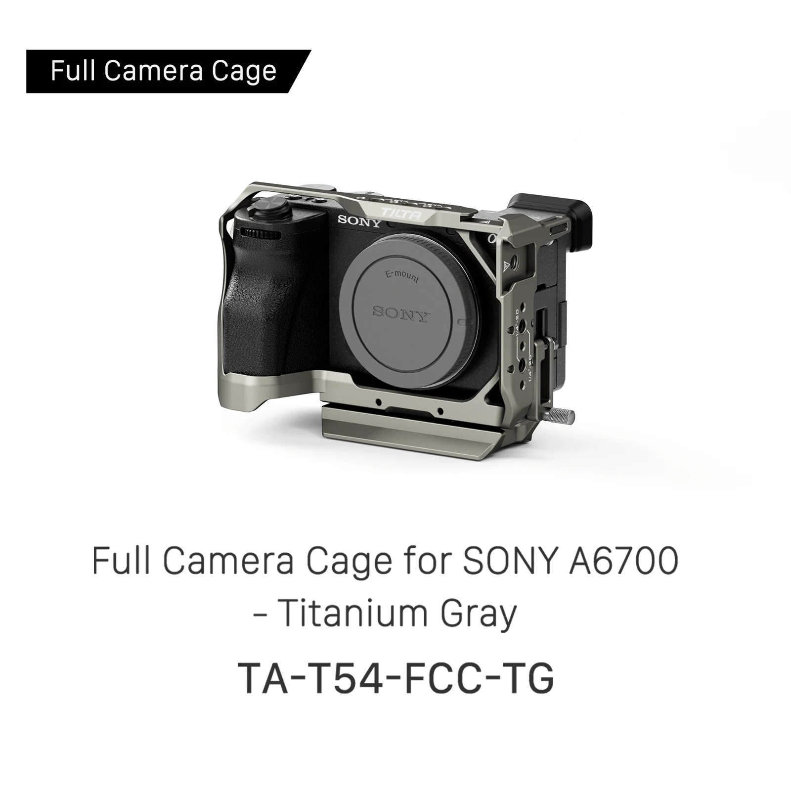 TILTA Full Camera Cage for Sony A6700 TA-T54-FCC-B TA-T54-FCC-TG