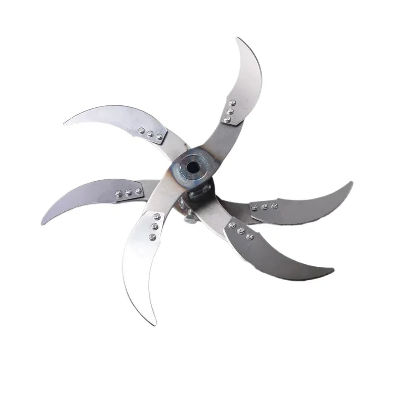 Agricultural Fruit And Vegetable Crusher 4/6 Blade Breeding Cutter Electric Drill Chopper Blade Fits Goose Chicken Feed Grass