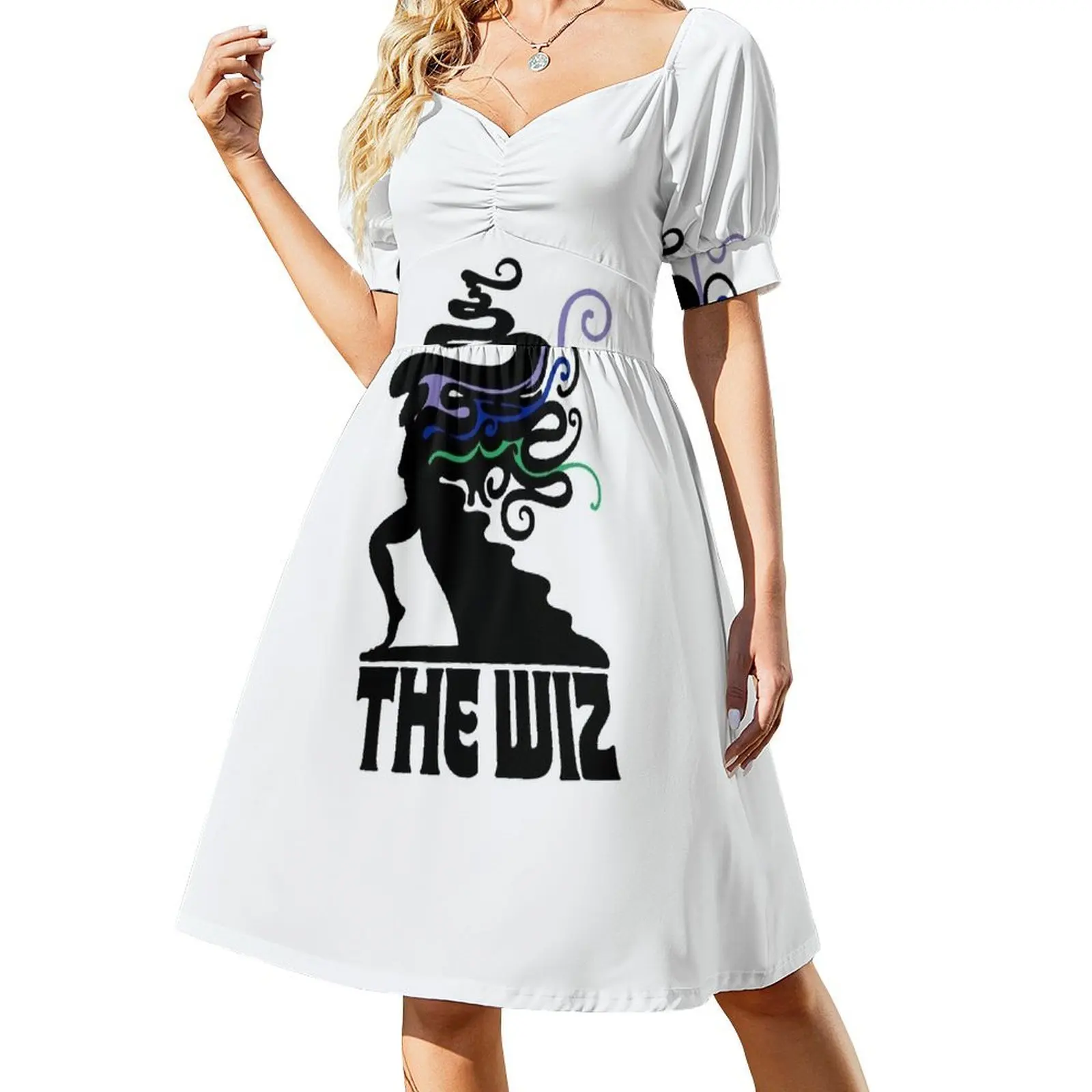 

THE WIZ Short-Sleeved Dress Prom gown Dress vintage dresses summer woman 2025