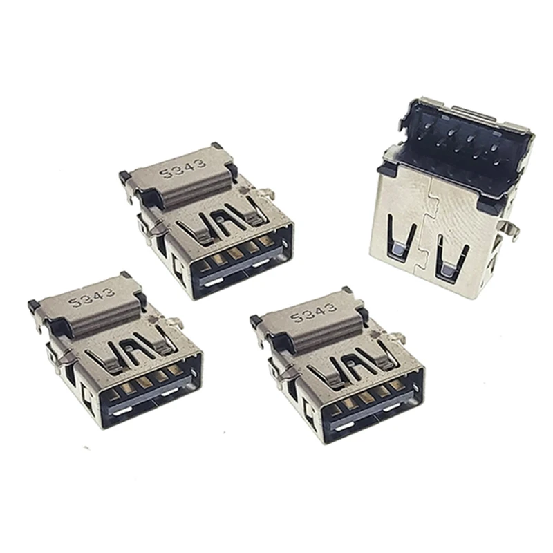 

2Pcs USB 3.0 Connector Female Socket 9P High Speed Data Transmission USB3.0 Jack for Laptop Dell HP Lenovo computer