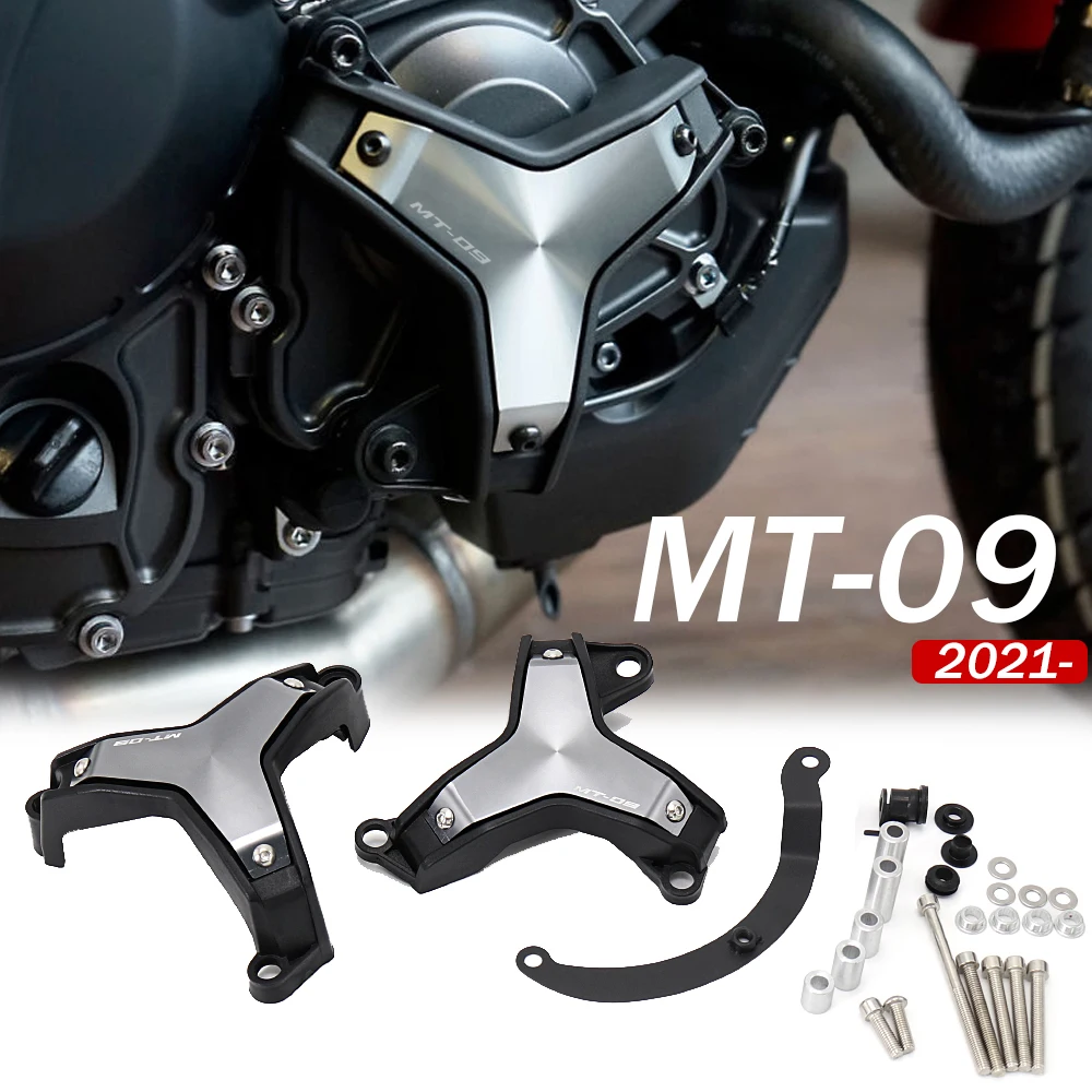 

NEW MT-09 Motorcycle Accessories For Yamaha MT09 MT 09 mt09 2021 2022 Engine Side Cover Protectors Engine Cylinder Cover