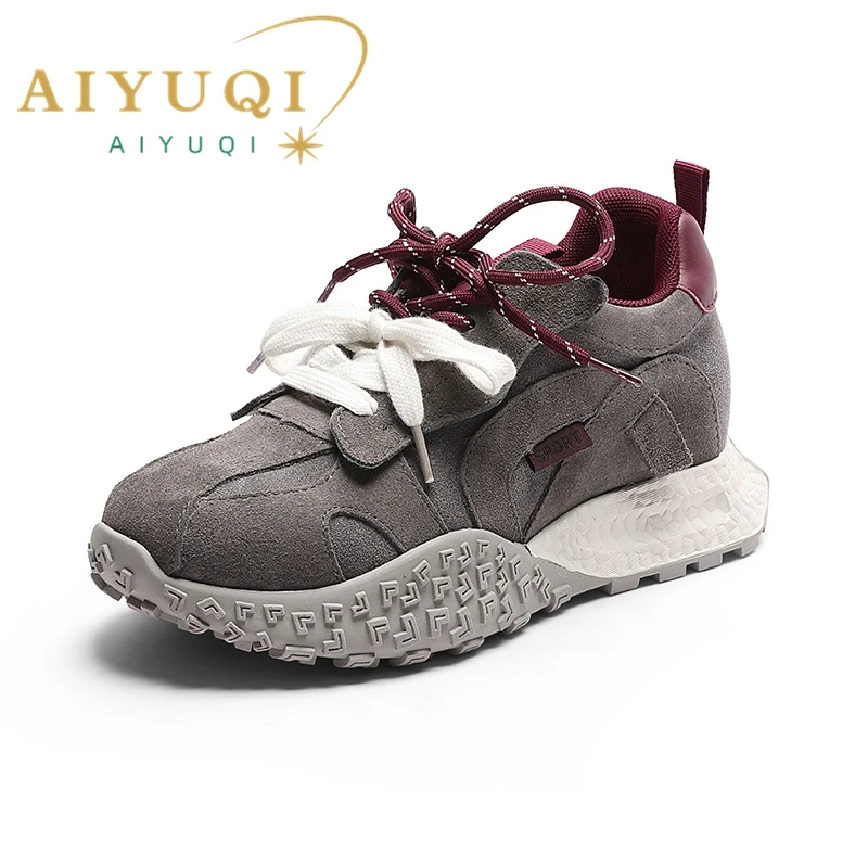 AIYUQI 2024 new women's sneakers shoes with increased height and non-slip design, women's training shoes, female casual shoes