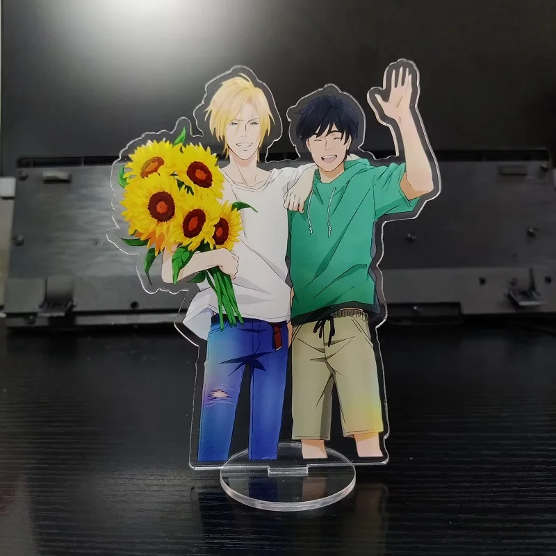 BANANA FISH Anime Figure Ash Lynx Cosplay Acrylic Stands Okumura Eiji Model Plate Desk Decor Prop Christmas Gift Fans Collection