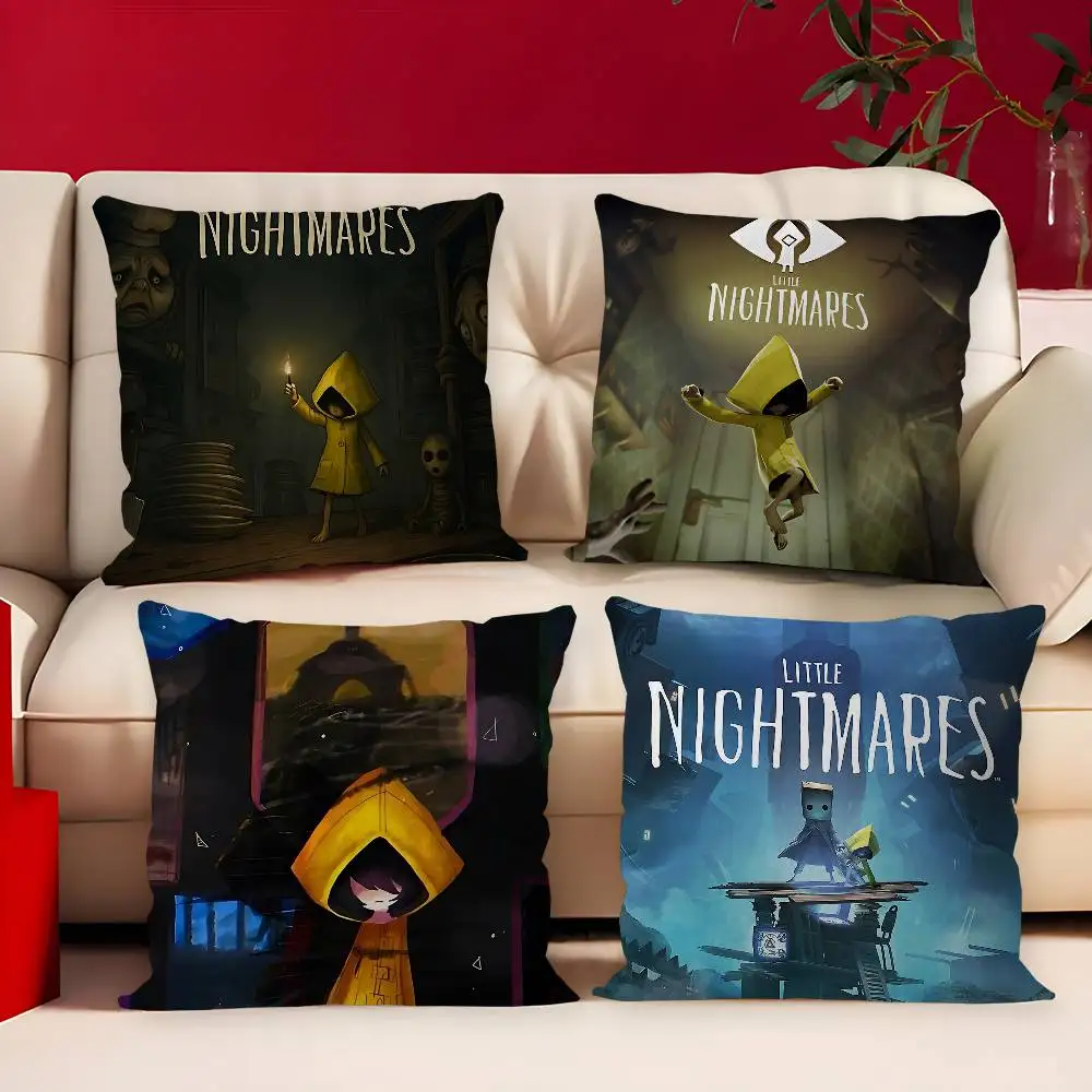 Game L-Little Nightmares Cushion Cover Pillow Cover Decor Pillowcase Printed Cushion Case For Couch