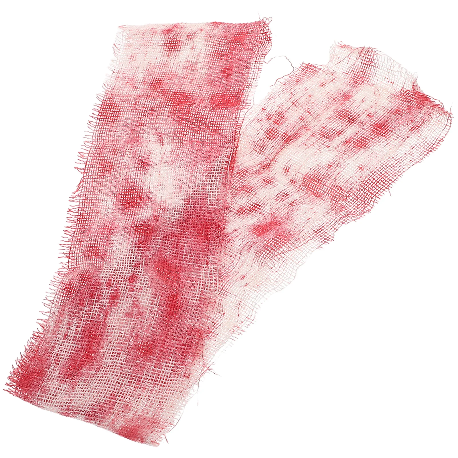 شريط قماش الدم، ديكور شاش الهالوين، دعامة تخطيط المشهد الدموي، ديكور حفلات مخيف، ملحقات مسكونة للسلامة #6