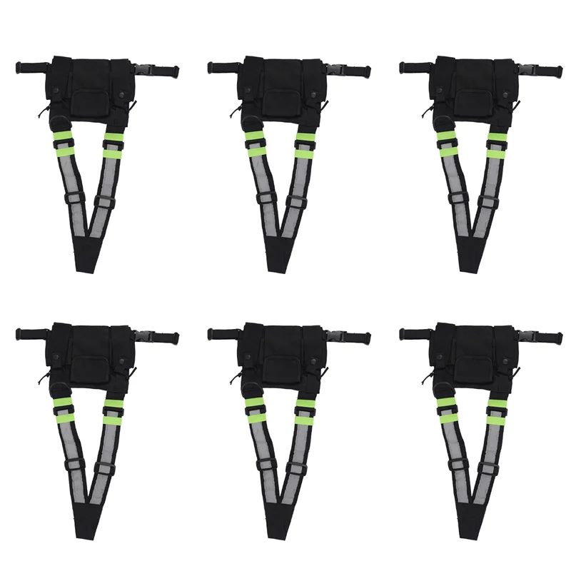 Карманный радиоприемник FULL-6X, нагрудный ремень, нагрудный передний чехол, кобура, жилет, чехол для 2-сторонней переноски Baofeng UV-5R