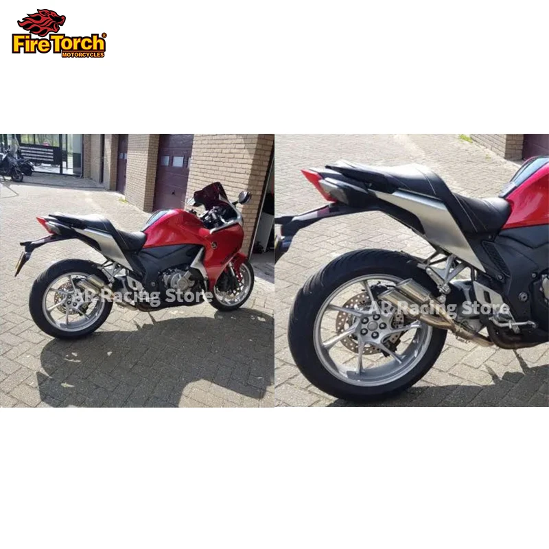 For HONDA VFR1200 X VFR1200F VFR 1200 2009 - 2015 Motorcycle Exhaust Modify Middle Pipe Link Pipe Section Muffler Espace Moto