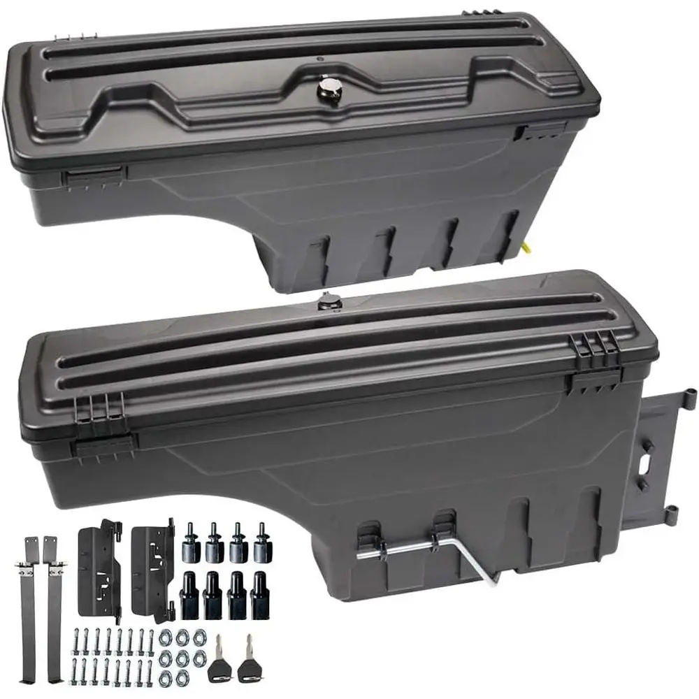 

Secure Truck Bed Storage Toolbox, Driver Side, Fits 1500-3500 Models 2002-2018
