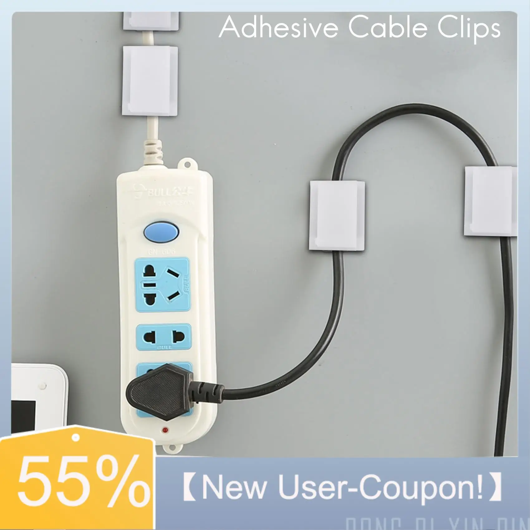 【Fast Delivery】Adhesive Cable Clips, 100Pcs Wire Clips Cable Wire Management Holder Clamps Cable Tie Holder For Car, Office And