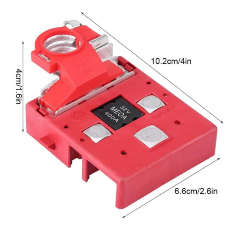 ISURE MARINE Car Quick Release Fused Clamps Connector 32V 400A  For Caravans Camper Boat Truck